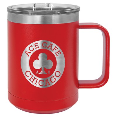 Red Travel Tumbler