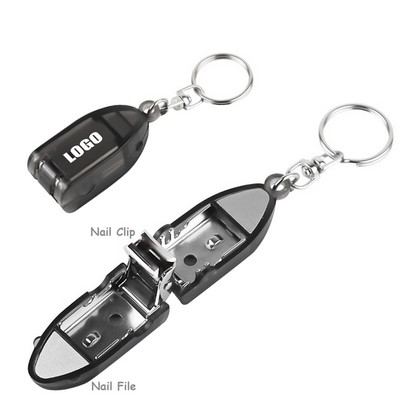Foldable Nail Clippers With Nail File