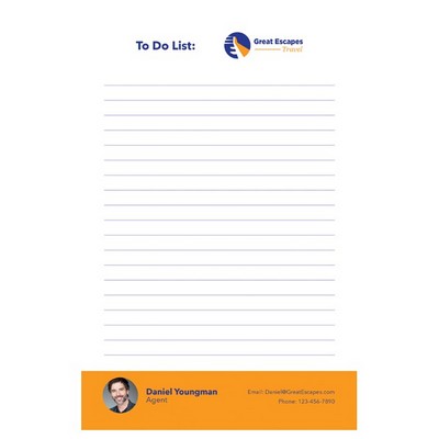 Full Color Notepad (8.5" x 5.5")