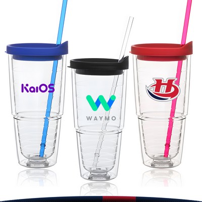 24 Oz. Briza Clear Acrylic Tumblers