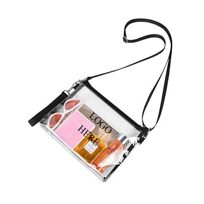 Pvc Clear Crossbody Bag / Portable Purse