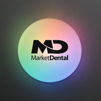 Round Light Clip, Color Change LED - PRINTED