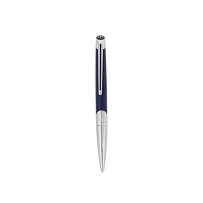 Luxury Line S.T. Dupont Defi Millennium Navy Blue & Silver Ball Point