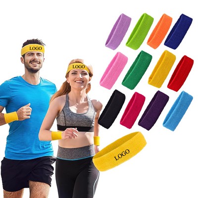Sports Absorb Sweat Headband