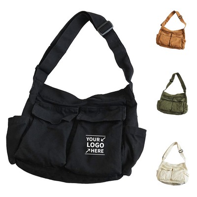 Canvas Messenger Bag