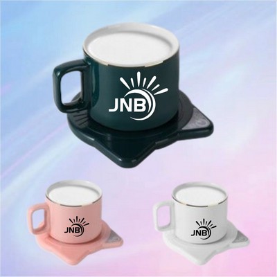 Ceramic Coffee Mug Warmer Set
