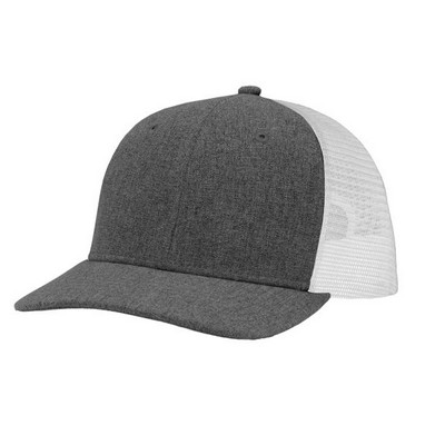 Sportsmanª Heather Suiting Polyester Trucker Cap (Blank)