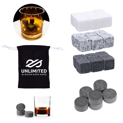 Whiskey Chilling Ice Stones Gift Pouch