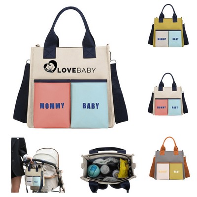 Multi-Layer Lightweight Waterproof Mommy Bag