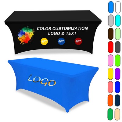 Dye-Sublimated Elastic Table Cloth