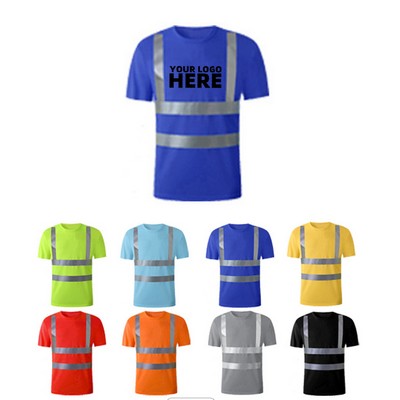 High Visibility Reflective Short Sleeve T-Shirt