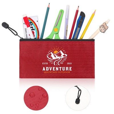 Waterproof Zipper Pencil Pouch