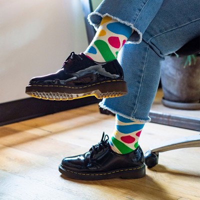 Patterned Back to School Socks - Fun Designs for the New School Year - American Made