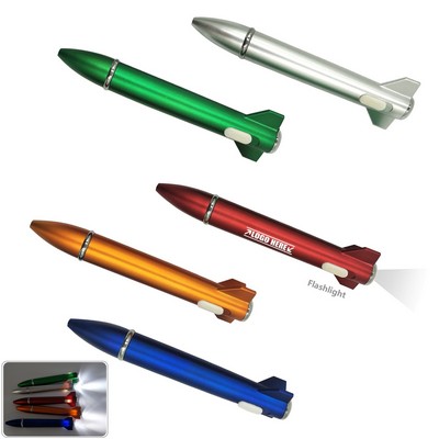 Jet Plane Pen w/Flashlight