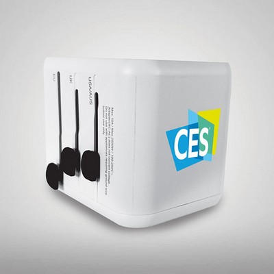 Travel Adapter with Type-C/USB-A