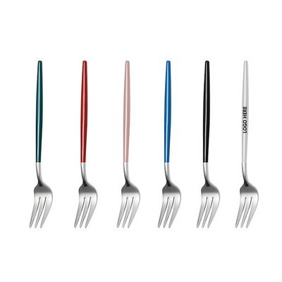 5.27" Dual Color Silver Fork