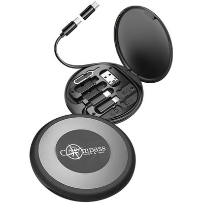 Multi Charging Cable Case Convertor USB C to Type C/iOS