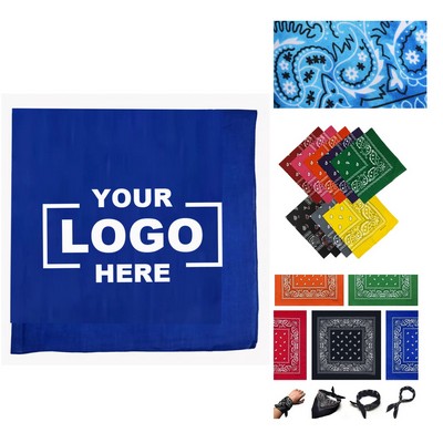 22x22" Square Bandana Scarf