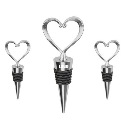 Stylish Heart-Shaped Wine Cork Stopper
