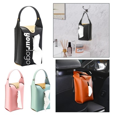 Suspension Pu Leather Tissue Bag