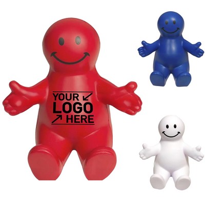 Pu Smiley Face Small Phone Support