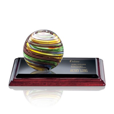 Lunar Award on Rosewood Base