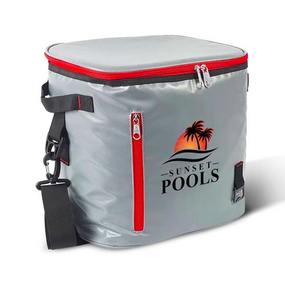24 Can Waterproof Cooler Bag W/ Bottle Opener