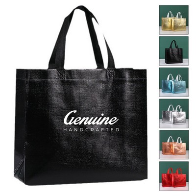 Metallic Non-Woven Tote Bag