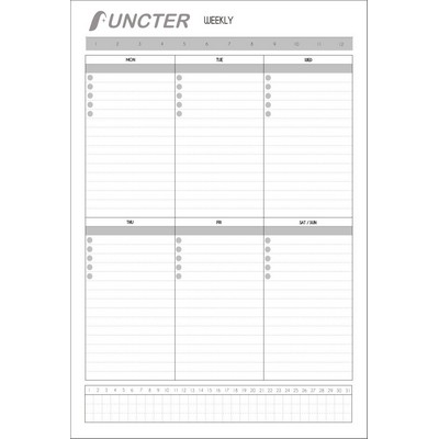 Simple Self-Discipline Weekly Planner/40 Sheets