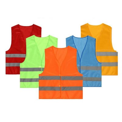 Fluorescent Glow Safety Vest