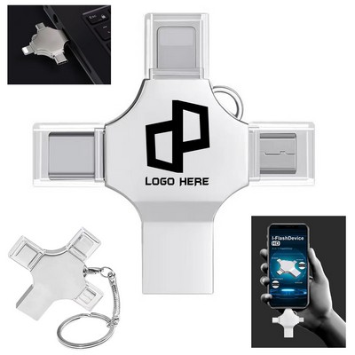 4 In 1 8Gb Usb Flash Drive