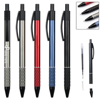 Aluminum Barrel Push Action Pen