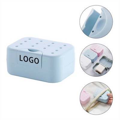 Travel Portable Soap Holder Box W/ Lid