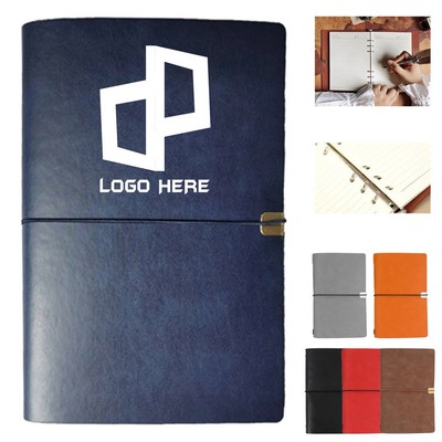 A5 Refillable Pu Leather Journals Notebooks