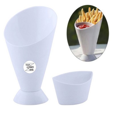 Salad Cup with Dip Hot French Fries Container.