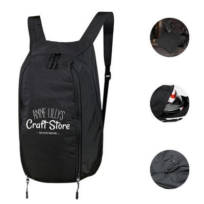 Lightweight Foldable Motorcycle Helmet Backpack