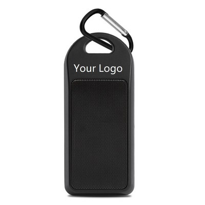 IPX4 3W Bluetooth Speaker with Carabiner