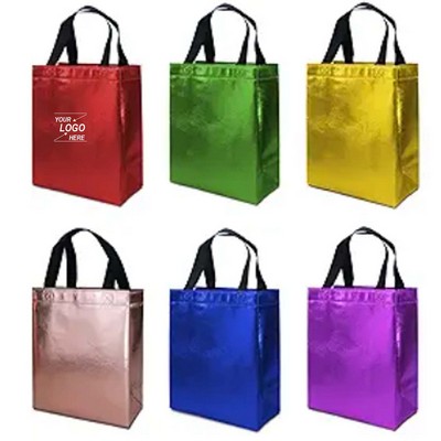 Iridescent Non-Woven Gift Bags.