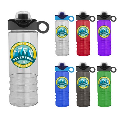 24 Oz. Salute-Drink-Thru Snap On Silicone Loop Handle - Digital