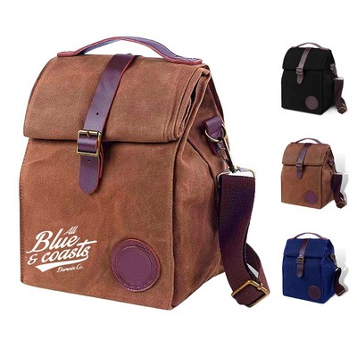 Waxed Canvas Lunch Bag