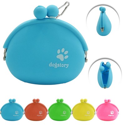 Portable Food-Grade Silicone Snack Pouch