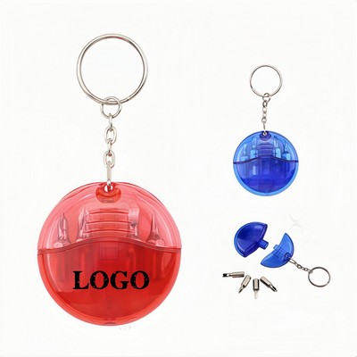 4-In-1 Screwdriver Tool Set W/Keychain