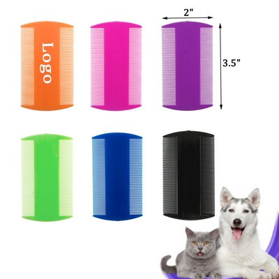 Double Sided Pet Flea Combs