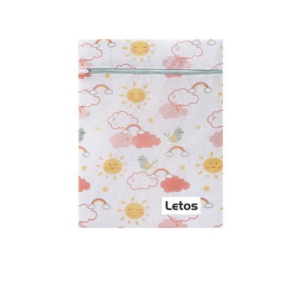 12x16 Inch Zippered Fine Mesh Laundry Bags Laundry Wash Bags for Delicates-Woven Label