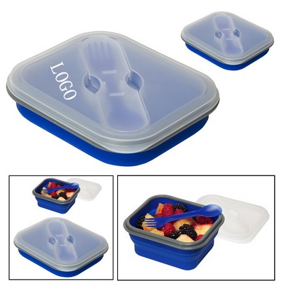 Collapsible Silicone Lunch Box Set