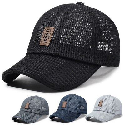 Men's Breathable Mesh Baseball Cap
