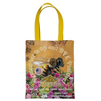 11 Inch Sublimated Tote Bag