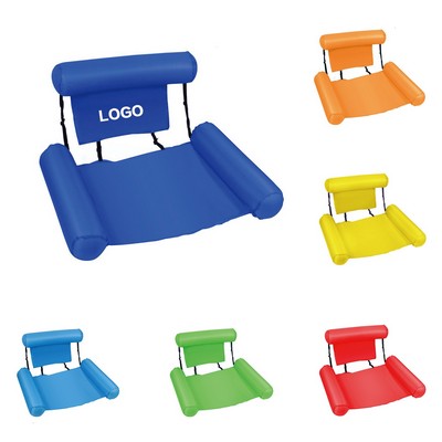 Water Recreation Inflatable Cloth Cover Lounge Chair