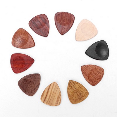 Natural Wood Guitar Pick.
