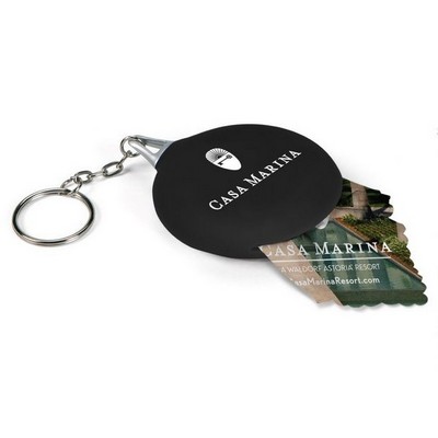 Ultra Opper Fiber® Cloth w/Big Mouth™ Key Chain - Full Color - Rush Production